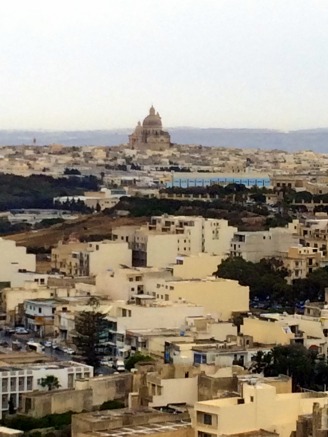 View from the fortress in Rabat on Gozo Island