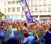 One of many clubs performing at Kaapse Klopse
