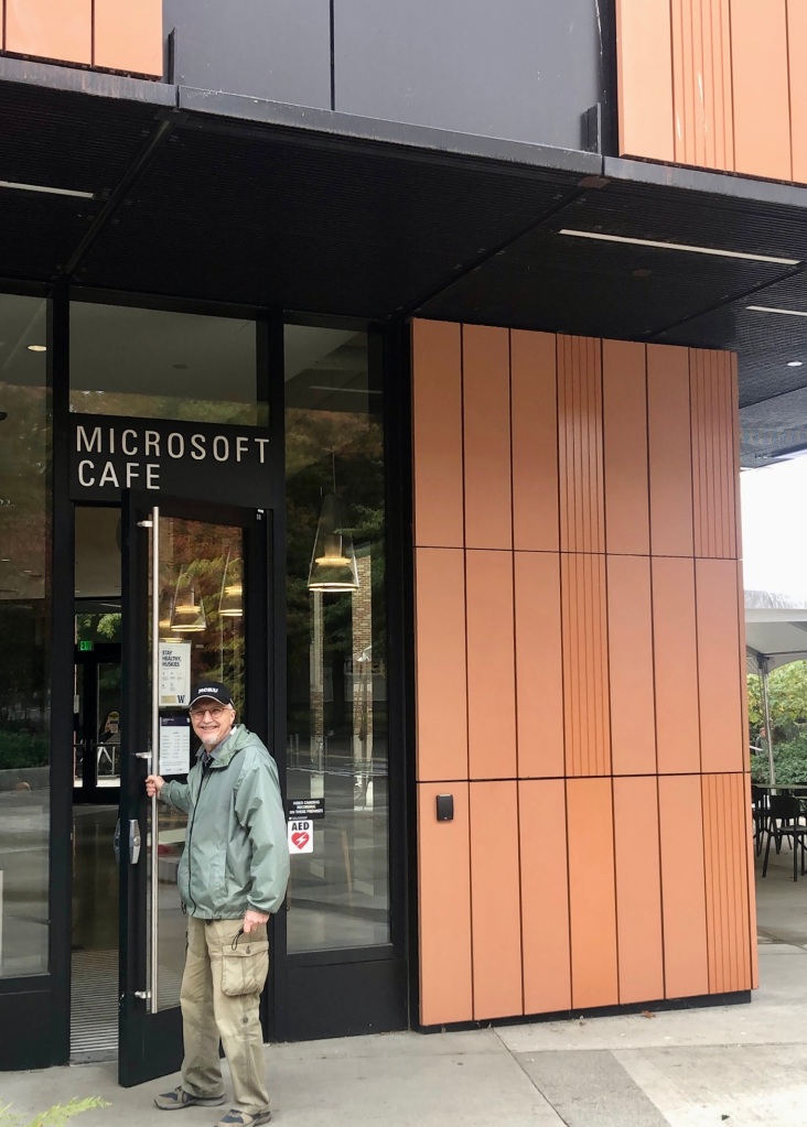 Entering the den of proprietary sofware, Microsoft Cafe