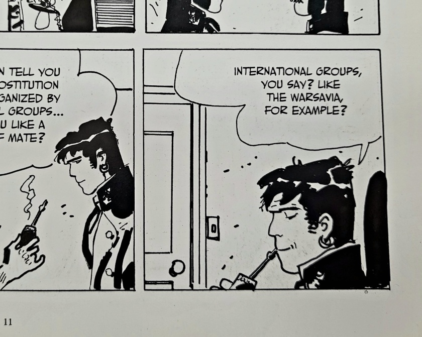 Corto Maltese from my favorite graphic novel drinking Mate